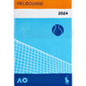 Blue Australian Open Gym Towel Front View