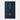A rectangular black mat featuring a tennis court line design in bright blue, with the word 'BOSS' and 'AO' Logo printed vertically in blue near the top center.