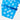 A bright blue bandana, featuring a repeating pattern of white tennis balls and a white stylized 'AO' logo, shown on a plain grey background.