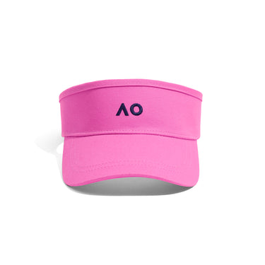 Visor Pink Small AO Logo Front View