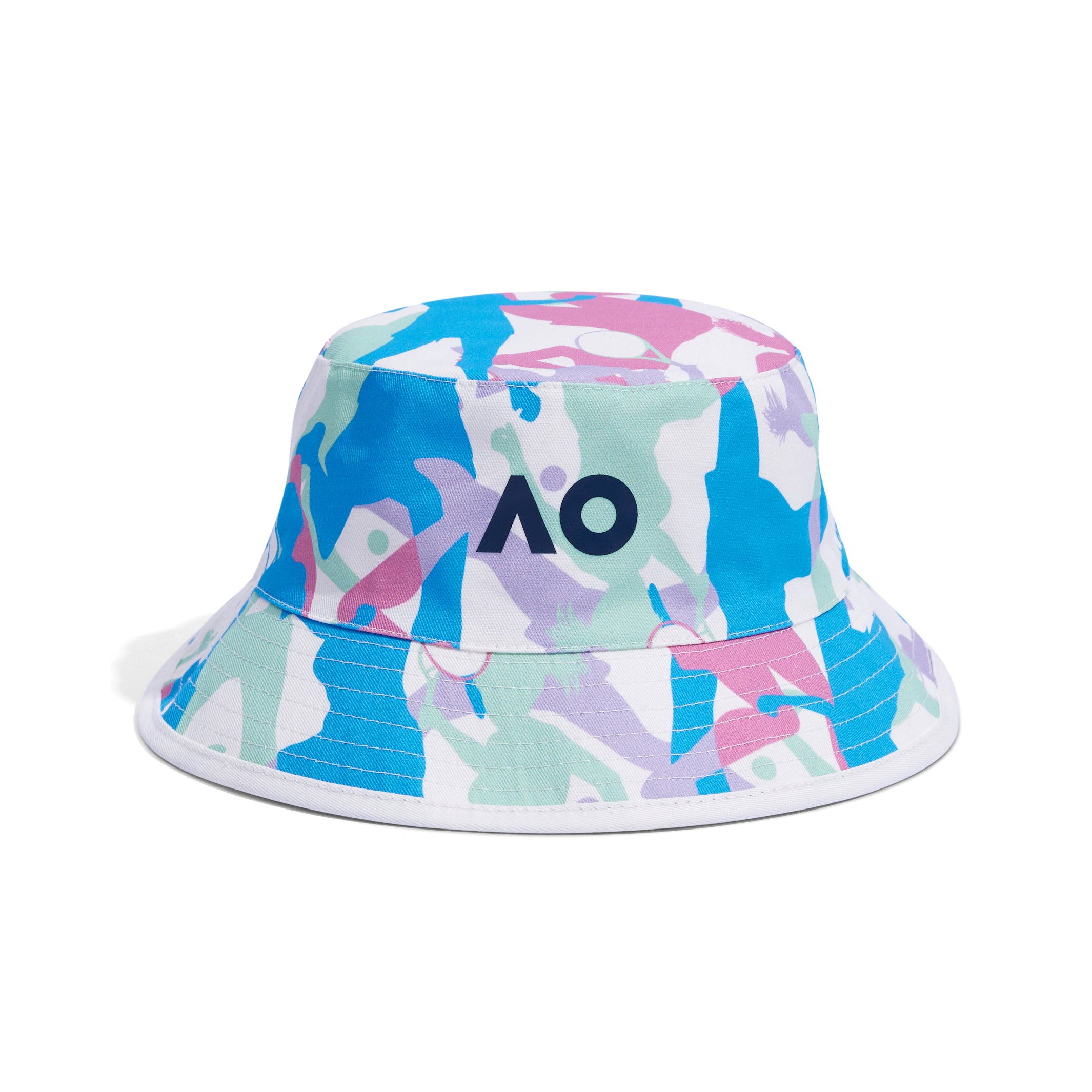 Bucket Hat Pink Player Camouflage Front View