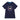 Girl's Navy T-Shirt Round Logo Front View
