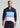 Men's Navy Long-Sleeved Pullover Front View