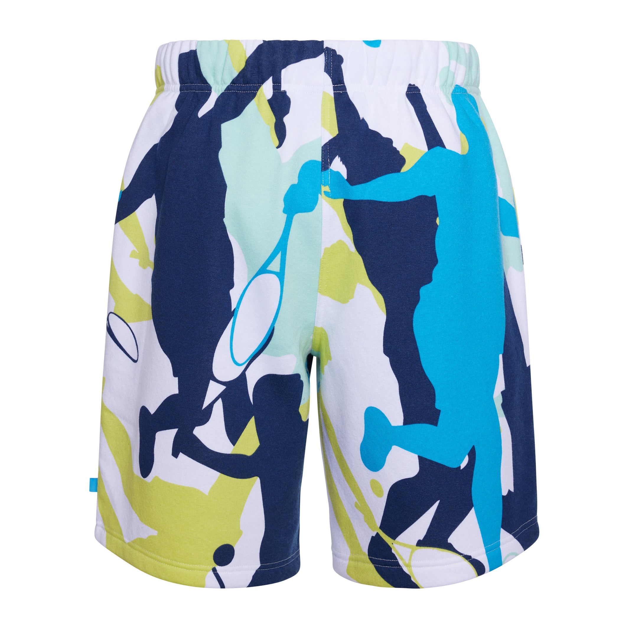 Men's Blue Shorts Player Camouflage Back View