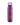 Gradient purple to pink water bottle on a white background
