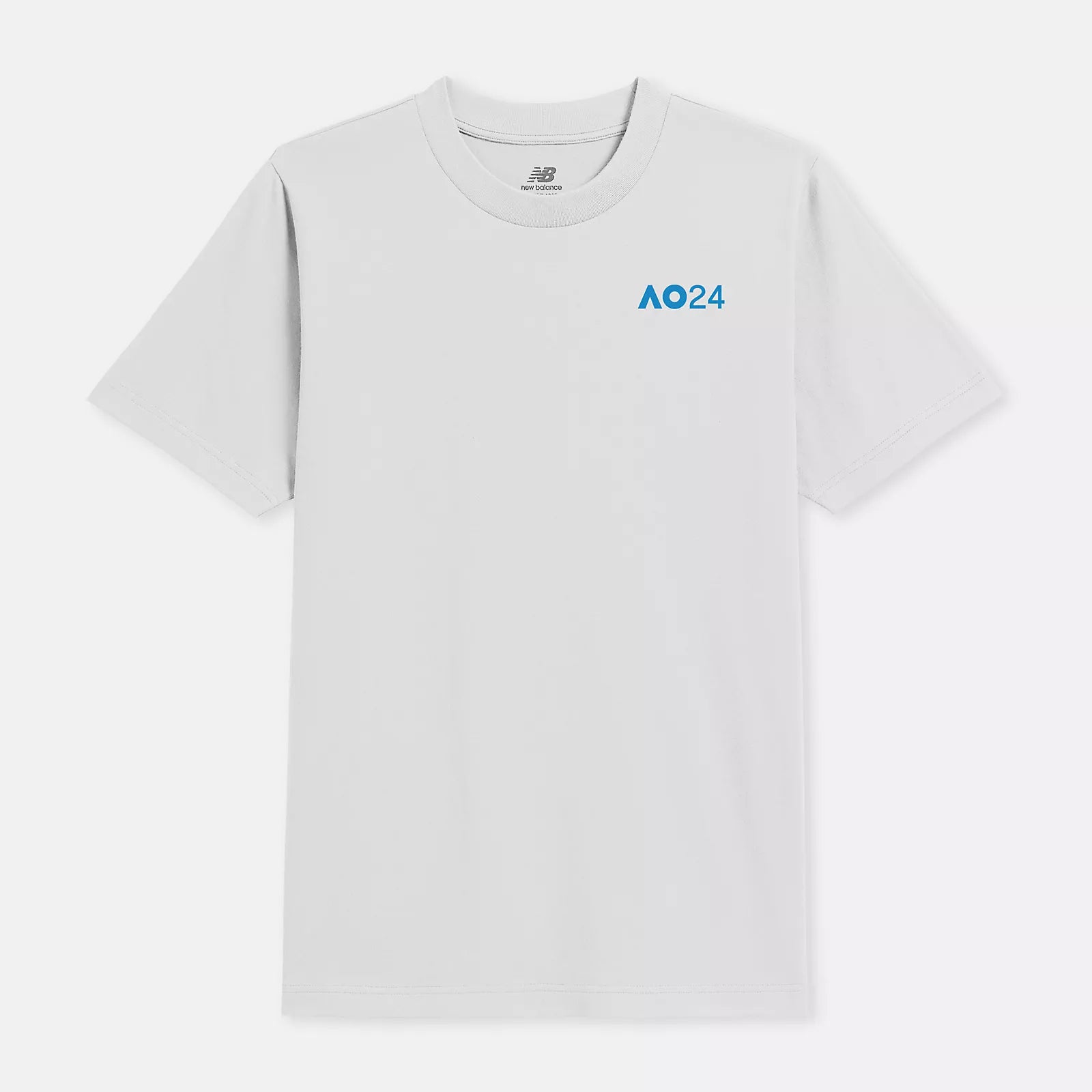 New Balance Women's White T-Shirt with AO logo