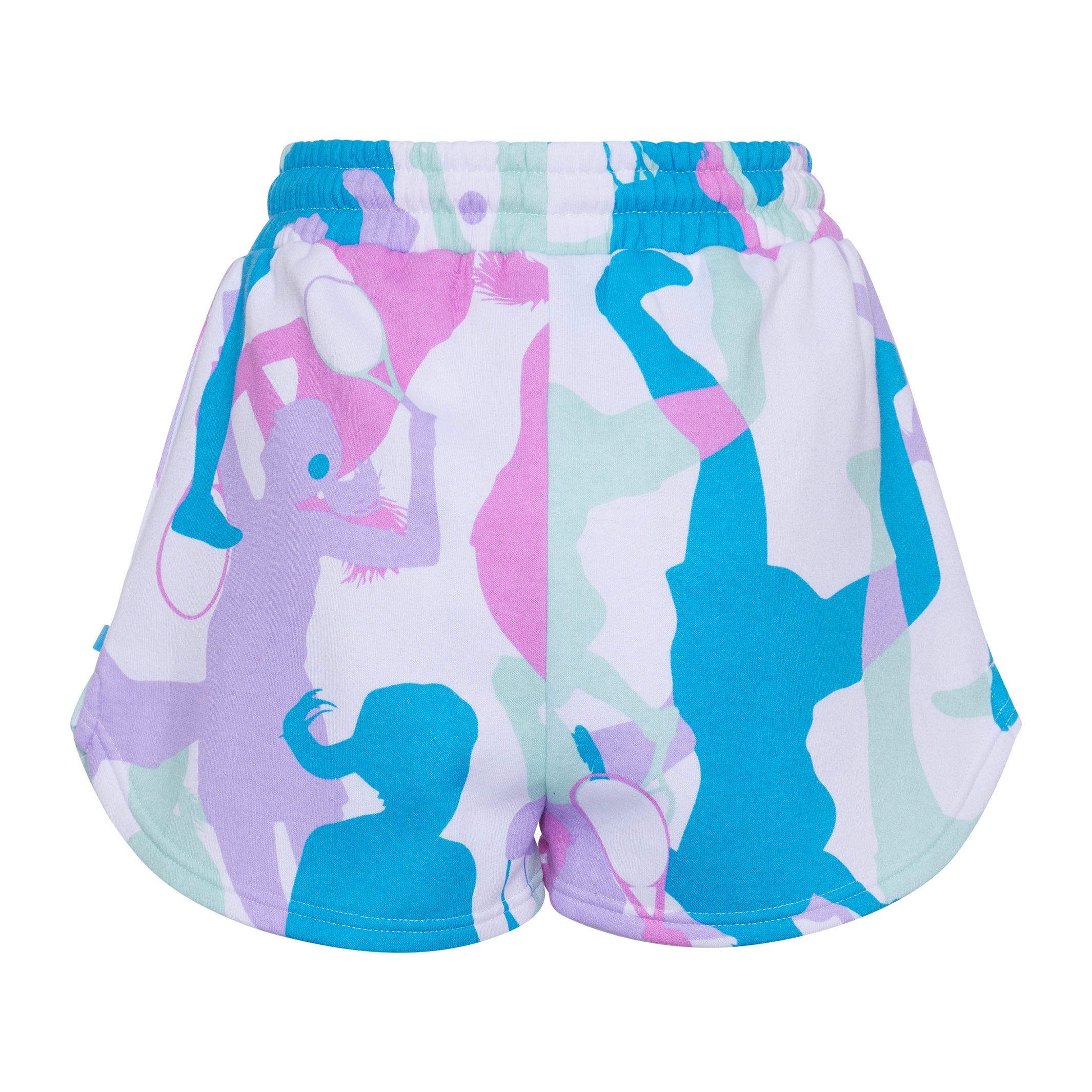 Women's Pink Shorts Player Camouflage Back View