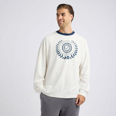 Unisex Australian Open Heritage Print Long Sleeve T-Shirt