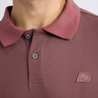 Unisex Australian Open Pique Long Sleeve Polo