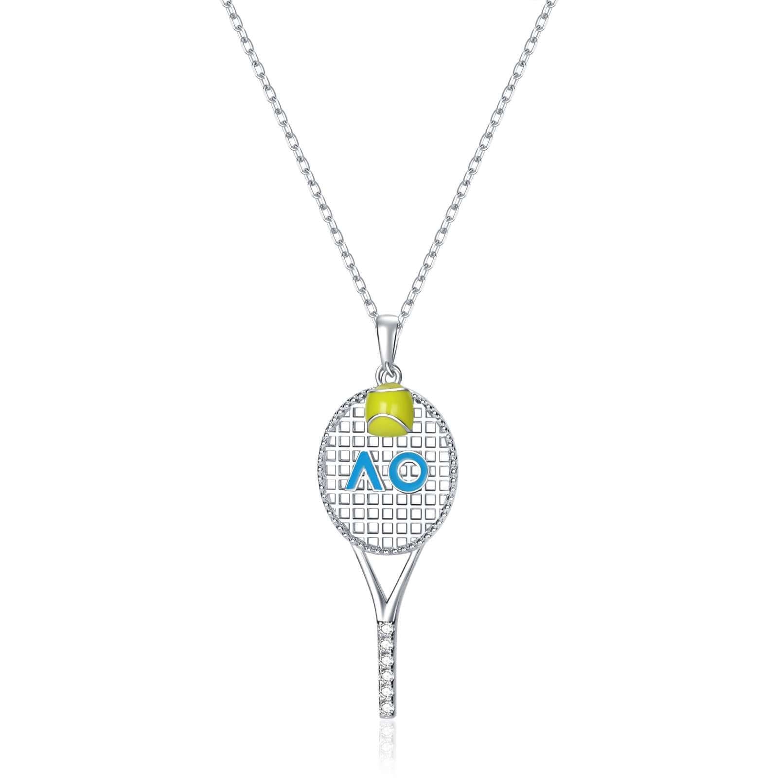 Tennis on sale ball necklace