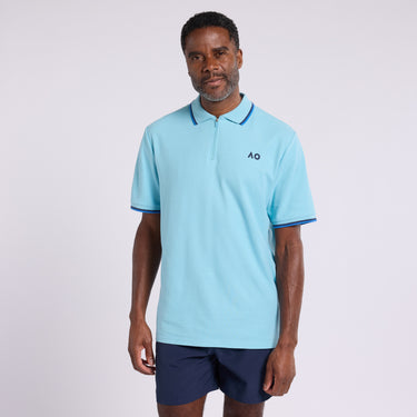 Men's Polo Half-Zip AO Logo