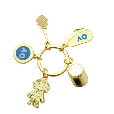 AO Tennis Charms Keyring