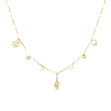 Australian Open Multi Charm Necklace