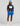 Ralph Lauren Women's Navy T-shirt AO Logo Full Length Model View