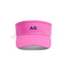 Visor Pink Small AO Logo Front View