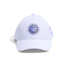 Kid's White Cap SmileyWorld Happy Slam Front View