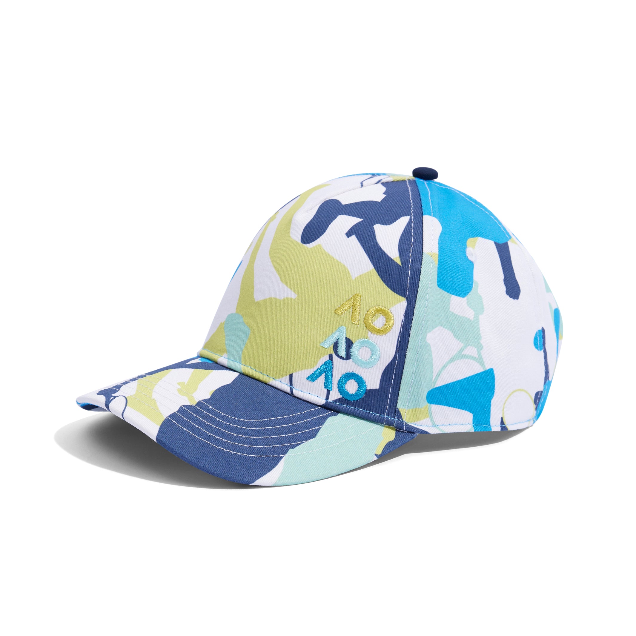 Men's Blue Cap Player  Camouflage Side View