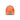 Cap Orange Performance Pin Logo Front View