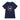 Girl's Navy T-Shirt Round Logo Front View