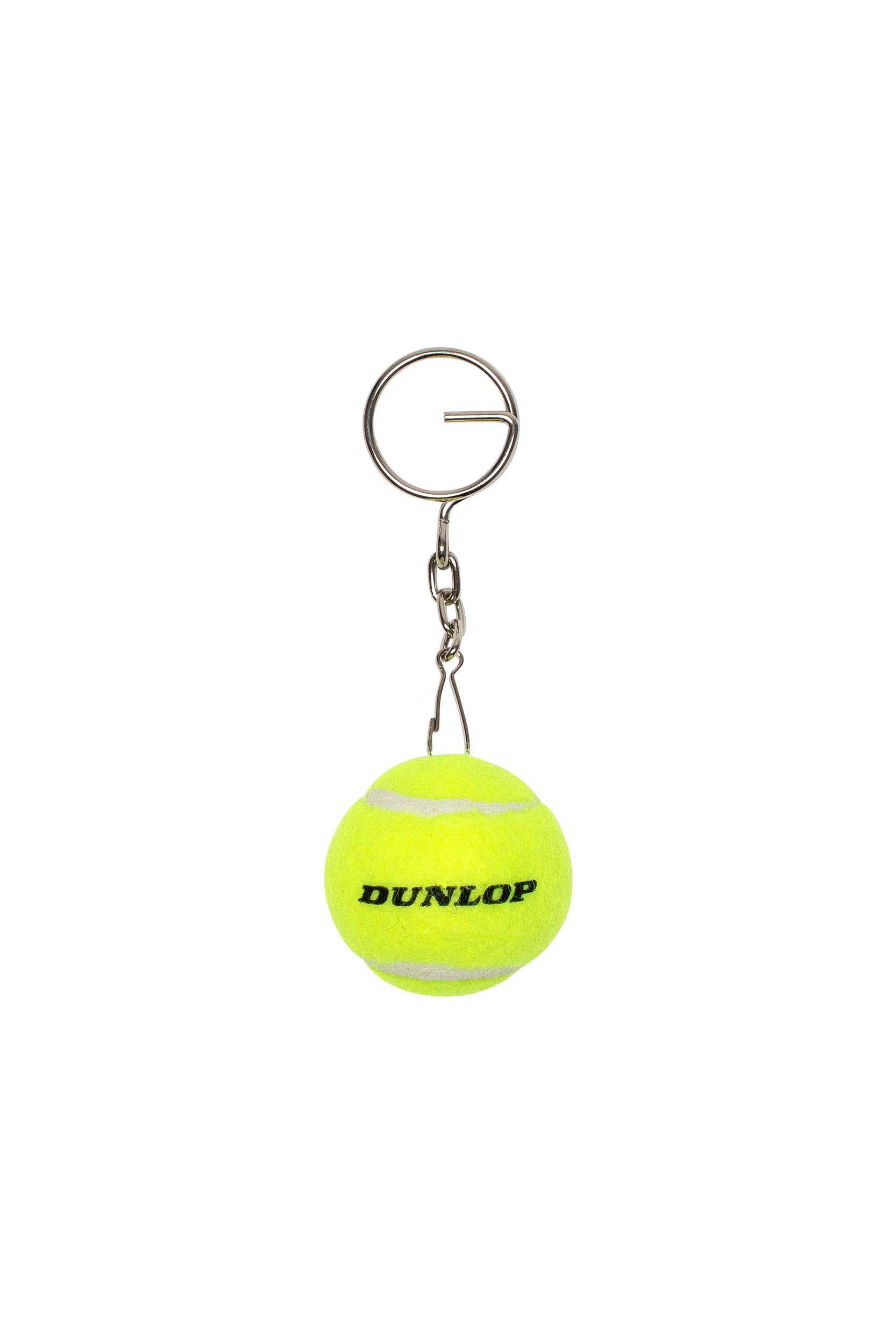 Keyring Yellow Tennis Balls Back View