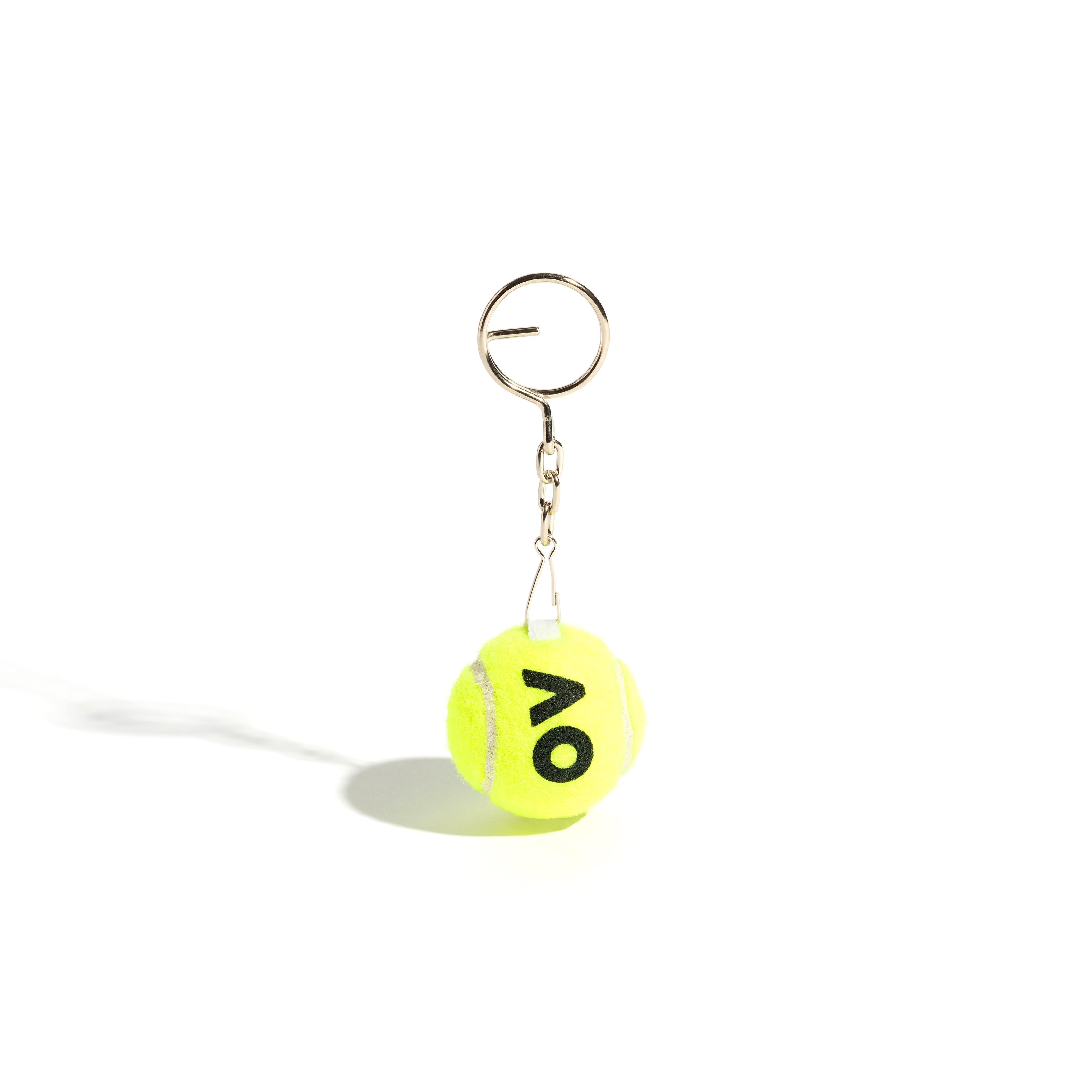 Keyring Yellow Tennis Balls Front View