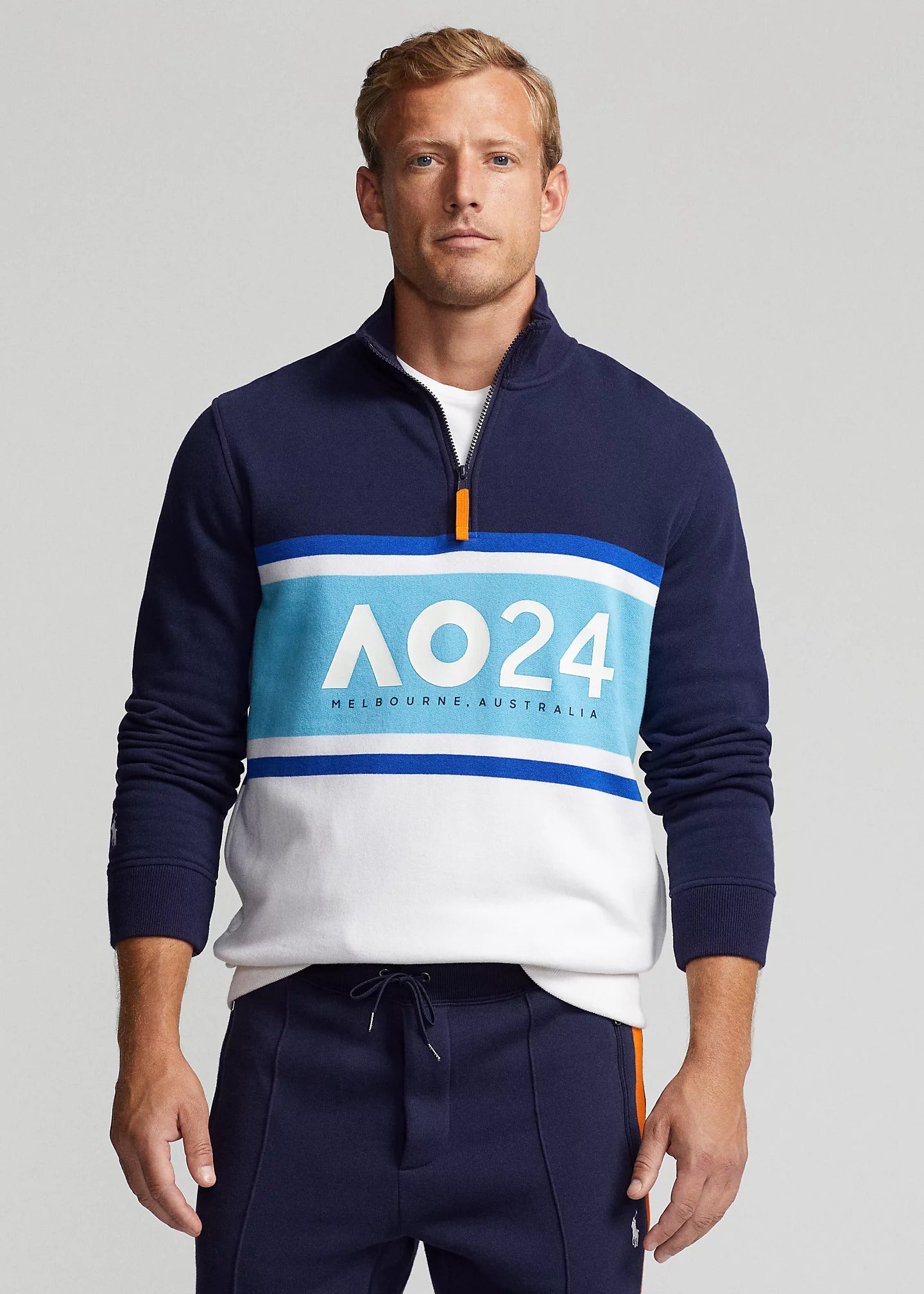 Sweatshirt Zip Colourblock