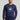 Men's Navy Long-Sleeved T-Shirt Front View