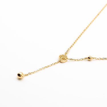 Australian Open Racquet & Ball Necklace