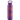 Gradient purple to pink water bottle on a white background