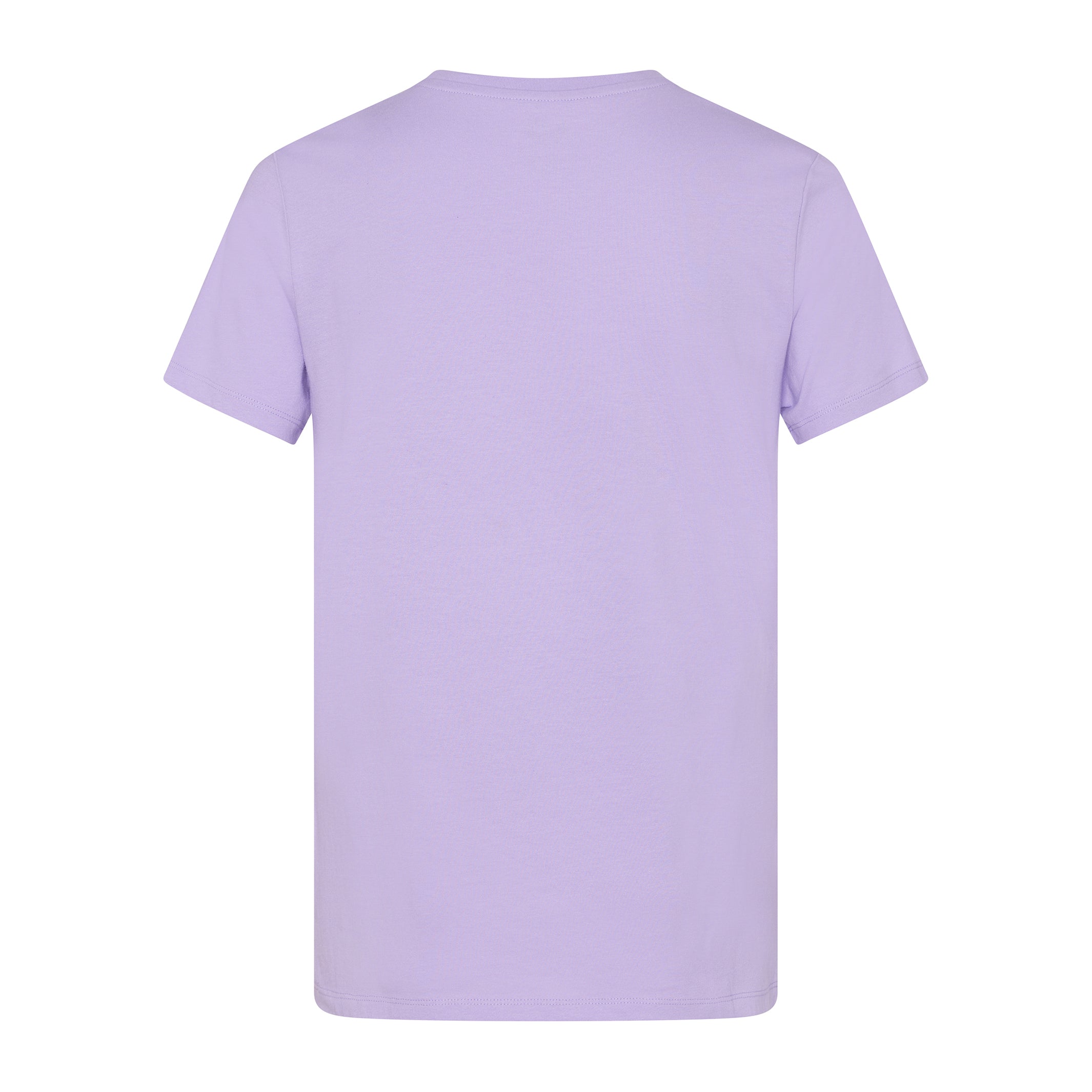 Women's Purple T-Shirt SmileyWorld AO Tennis Balls Back View