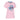 Women's Pink T-Shirt Flower Logo Side View