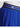 Blue Women's Skort Pleated Wrap Detail View