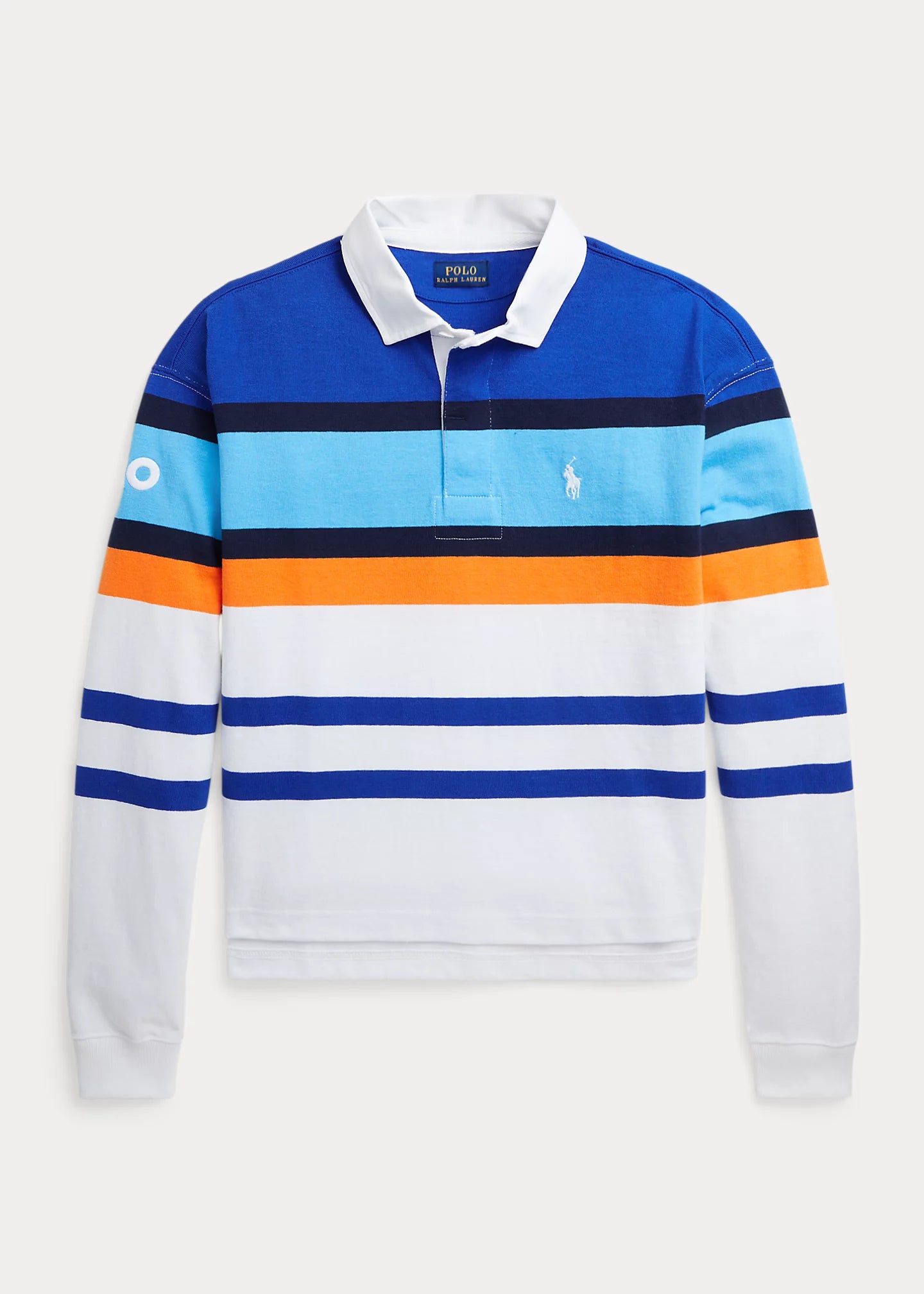 Women's Cropped Rugby Shirt Striped