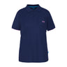 Women's Navy Polo Pocket AO Logo Front View