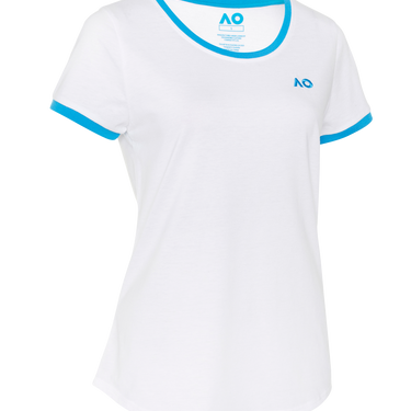 T-Shirt - Women's Embroidered Logo - White