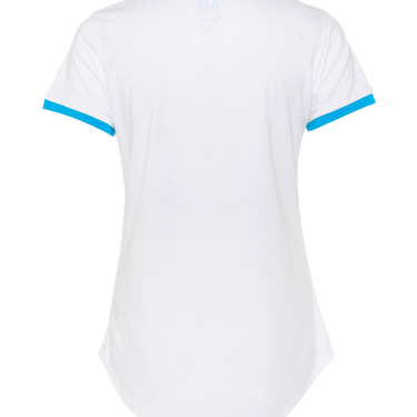 T-Shirt - Women's Embroidered Logo - White