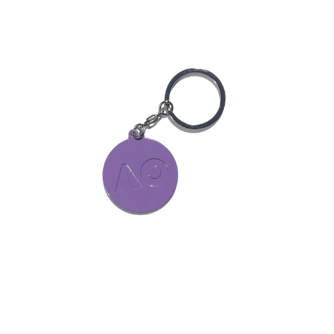 Keyring - Debossed Logo - Purple