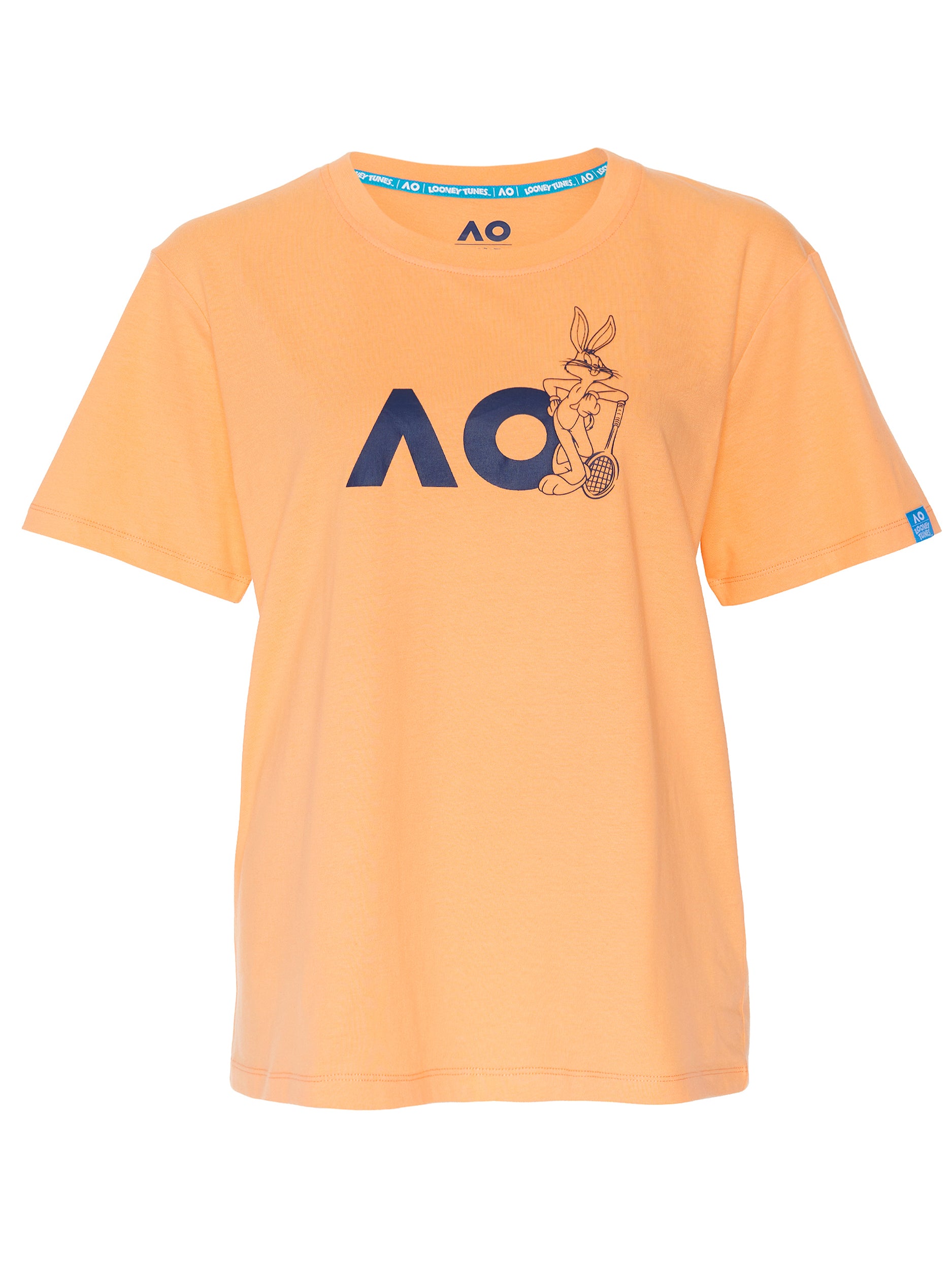 T-Shirt - Women's Bugs Bunny Print - Orange